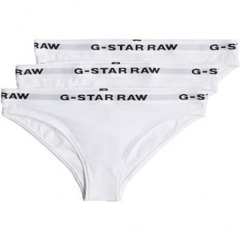 Set G‑Star Mujer: 3 Braguitas Blancas XXL – Confort y Sostenibilidad
