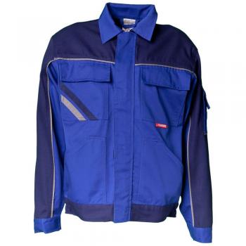 Planam Highline Arbeitsjacke kornblau/marine/zink Größe 62