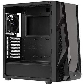 Caja PC Aerocool Nighthawk, diseño moderno y elegante, color negro