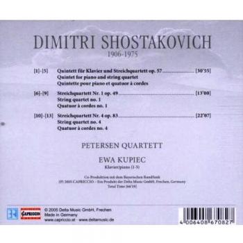 Piano Quintet Op. n.1 e n.4
