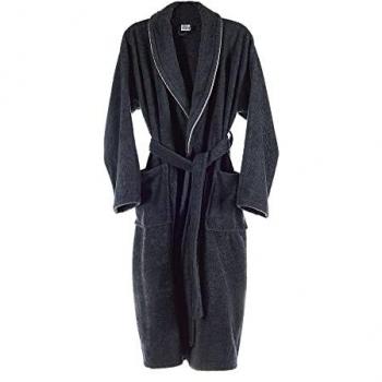 Peignoir Coton Gris L/Xl – Bien-Être – Wellhome