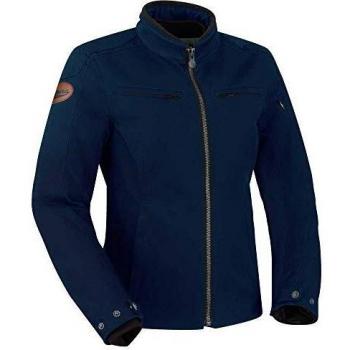 BERING Chaqueta moto LADY GARRISSON Azul Navy, talla 36