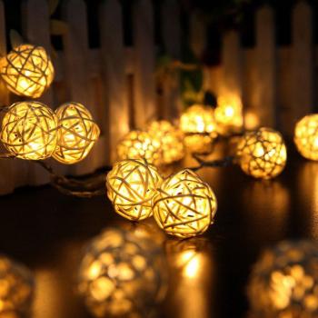 Décoration lumineuse MyMei 20 lampes de coton