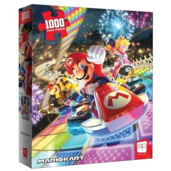 Rainbow Road Mega‑Puzzle: 1000 Pieces – Mario Kart Edition
