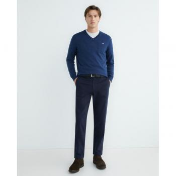 Chino Gant Uomo Comfort Super Regular Fit Evening Blue 32