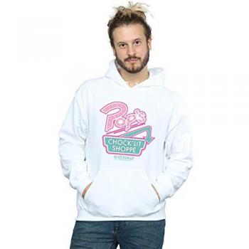 White Pop Logo Hoodie – Riverdale Men's Sweatshirt