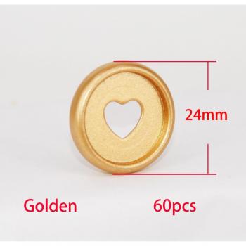 Accesorios para planificador, anillos de 24mm, 60 uds