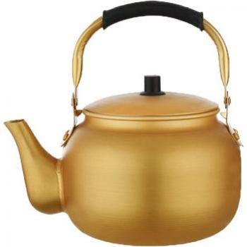 Koreanischer Aluminium Wasserkocher Teekanne Gelb 0,75-10L
