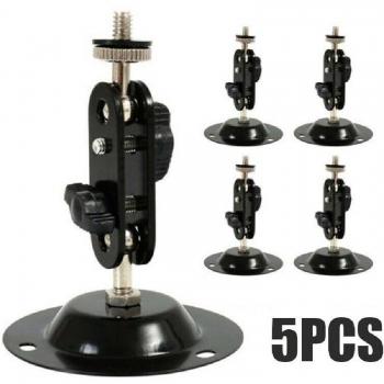 5Pcs Rotating Wall Mount Bracket for CCTV Surveillance Cameras