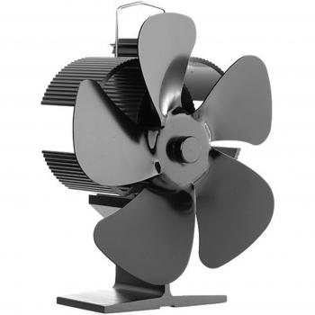 Ventilateur de cheminée 5 pales silencieux haute température pour poêle à bois 55 ℃ ~ 350 ℃