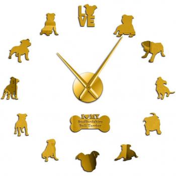 Grand Horloge Murale Canine « Fidèle » sans Cadre