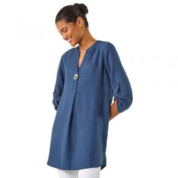 Roman Women’s Horn Button Longline Tunic (Size 12)