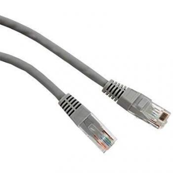 Ewent Grau UTP 2 m Cat5e Kabel, 4×10 Gbps, RJ45‑Enden