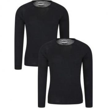 Men's Merino Wool Base Layer Top (Pack of 2)
