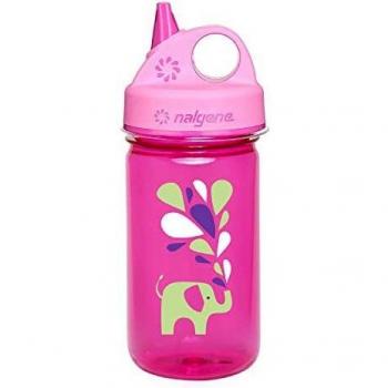 Nalgene Trinkflasche Grip-n-Gulp 0,35 Liter pink Elefant