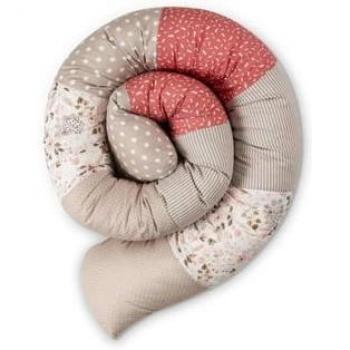 Serpente per lettino Ullenboom 300 cm fiori rosa