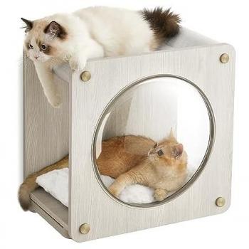 Feandrea Modular Wall Cat House with Hammock