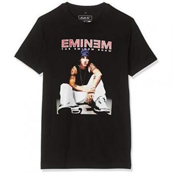 Mister Tee Herren Eminem Seated Show Tee T-Shirt, Schwarz (Herstellergröße: XXL)