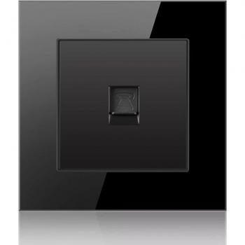 Port Ethernet Murale Vision Noir