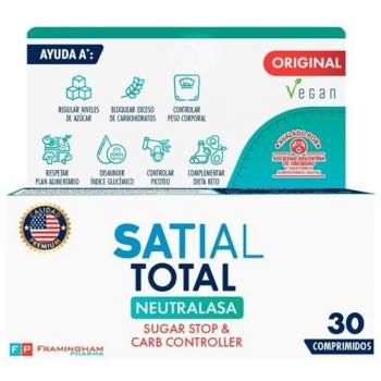 Satial Total con Neutralasa, 30 comprimidos