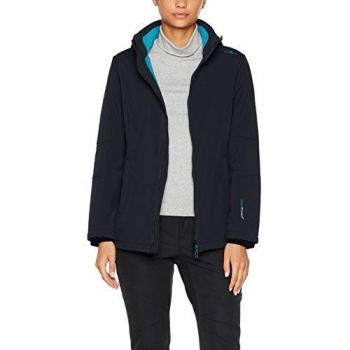 CMP Damen Softshell Kapuze‑Jacke – Antracite/Curacao, Größe 36, Artikel 3A22226