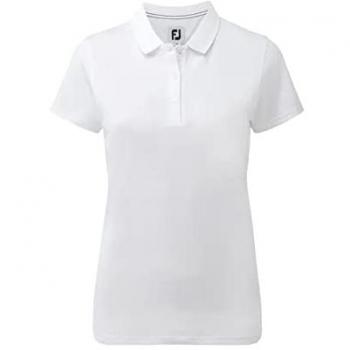 FootJoy Damen Stretch Pique Poloshirt Weiß M