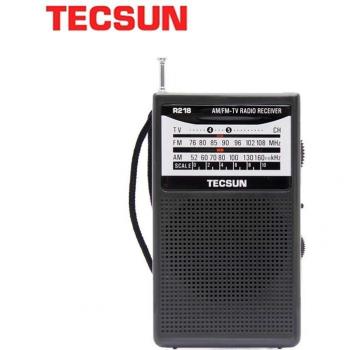 TECSUN R-218 Receptor Portátil de Radio AM/FM/TV