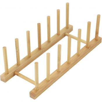 Wooden Kitchen Plate Holder