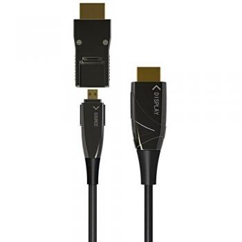 Techly Micro HDMI/HDMI 4K 60Hz AOC LWL Kabel 20m