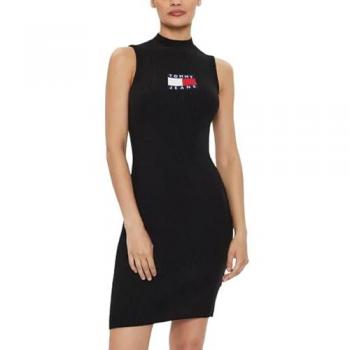 Tommy Jeans Sweatkleid »TJW CENTER FLAG SWEATER DRESS«, mit Tommy Jeans Logo-Flag
