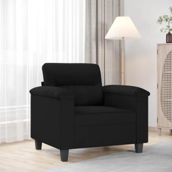 Urban Black Microfiber Seat – 60 cm