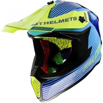 CASCO MT MX802 FALCON SYSTEM C3 BRILLO AMARILLO FLUORESCENTE (XXL)