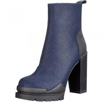 G-STAR RAW Rackam Heel Boot, Bottines Femme, Bleu