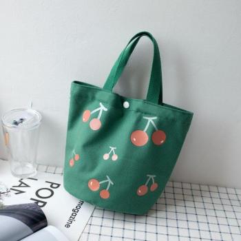 Cesta de Viaje Lona Cereza para Mujer