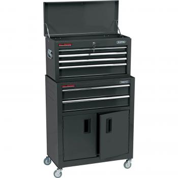 Draper RCTC6/BK 24in Combined Roller Cabinet and Tool Chest with 6 Drawers