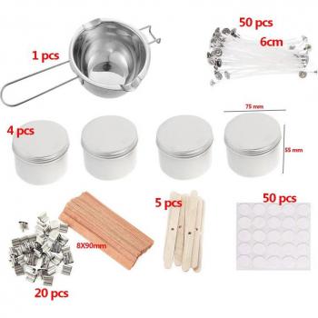 Paquete DIY: Velas Perfumeadas y Moldes de Silicona