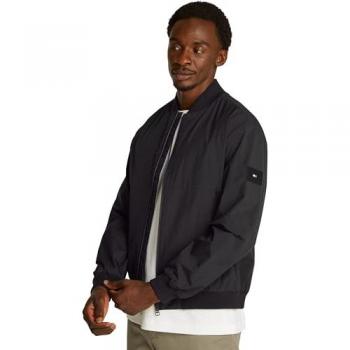 Tommy Hilfiger Herrenjacke BRANDED BOMBER, Schwarz, Größe L, casual fit
