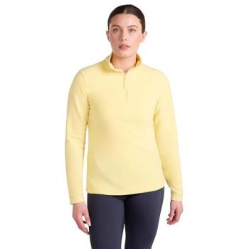 Half‑Zip Camber Yellow Fleece Sweater – Women's XS