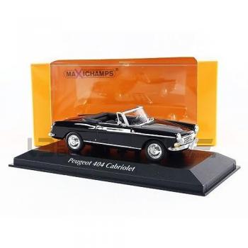 Maxichamps Peugeot 404 Cabrio 1962 schwarz, Maßstab 1:43