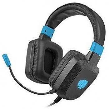 Fury Gaming Headset Raptor Cuffia e Auricolare Cablato A Padiglione con Microfono Integrato, Nero/Blu