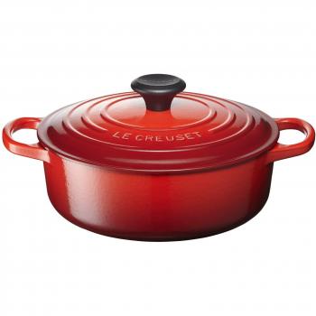 Le Creuset 24 cm Cherry Red Enamel Dutch Oven – Japanese Design