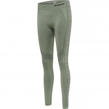 Gray Hummel Shaping Midrise Leggings for Women