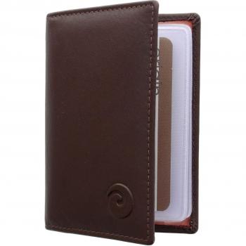 Mala Leather ORIGIN Collection 610_5 Brown Genuine Leather Credit Card Case