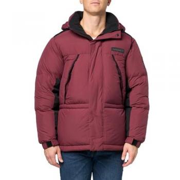 Timberland Red Recycled Down Puffer Jacket for Men