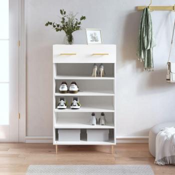 Shoe Cabinet White 60x35x105 cm Engineered Wood by vidaXL