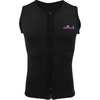 Camisa/Chaqueta de Neopreno 2mm Negra – Equipo de Buceo para Hombre y Mujer (S-XL)