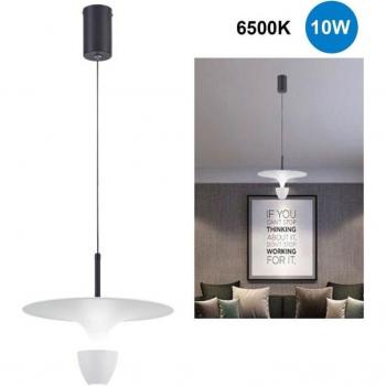Lámpara techo moderno industrial LED blanco frío 6500K