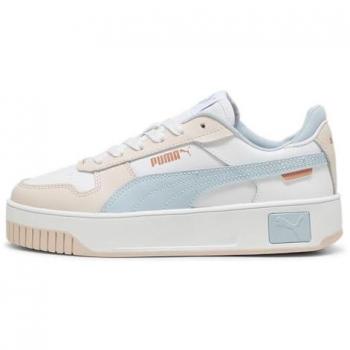 Zapatillas de Piel Puma Carina Street Beige Niña