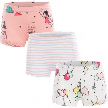 Cajas de bragas de dibujos animados para niñas, ropa interior de algodón, arcoíris, talla 2T-10T, set de 3