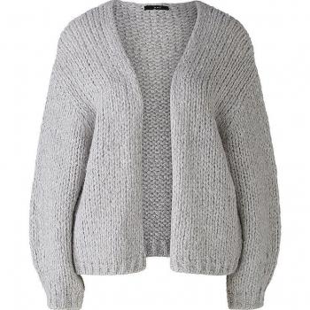 Ouí Strickjacke für Damen in Hellgrau 36
